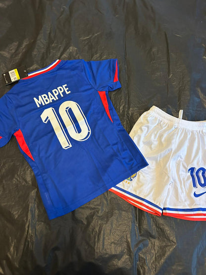 FRANCE HOME KIT 2024 (Mbappe #10)